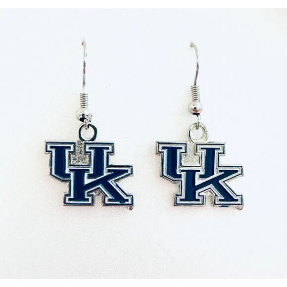 Kentucky UK Silver Drop Earrings - Picture 1 of 2